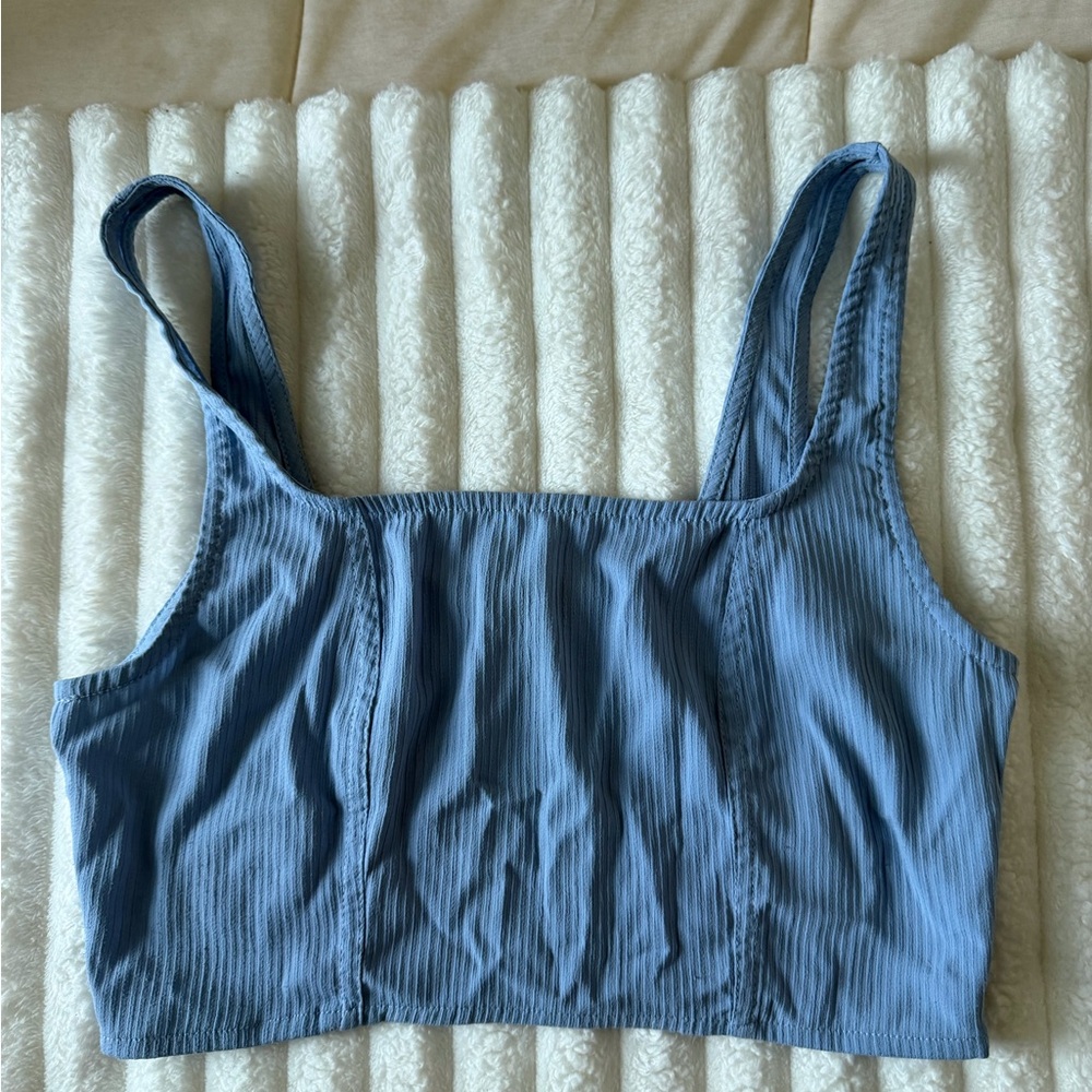 Kendall and Kylie Blue Women's crop Top